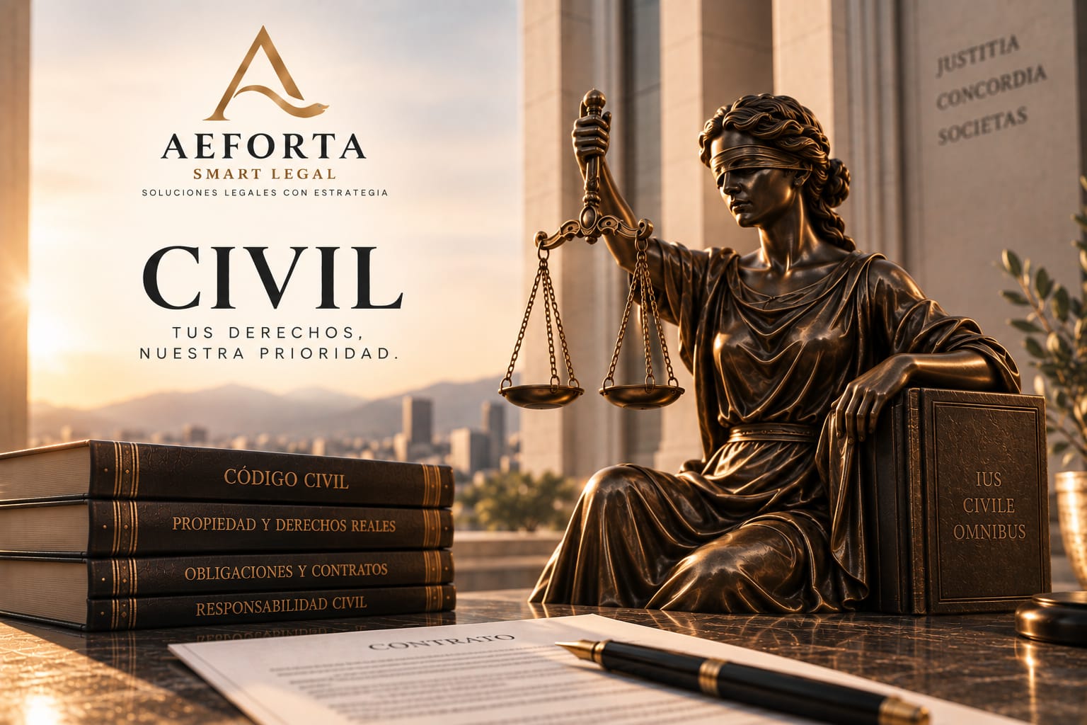 Portada de Derecho civil para AEFORTA